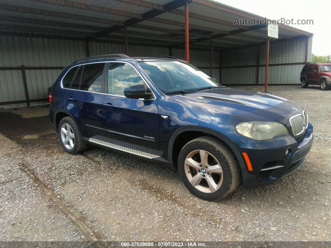 2011 Bmw X5 50i Синий vin: 5UXZV8C55BL422134