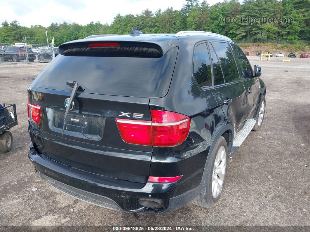 2011 Bmw X5 Xdrive50i Black vin: 5UXZV8C55BLL67958