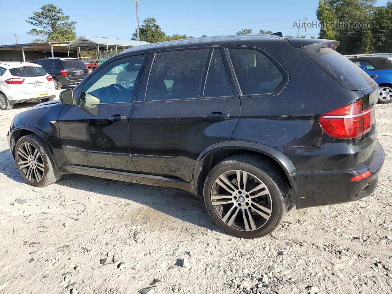 2011 Bmw X5 Xdrive50i Black vin: 5UXZV8C56BL417945