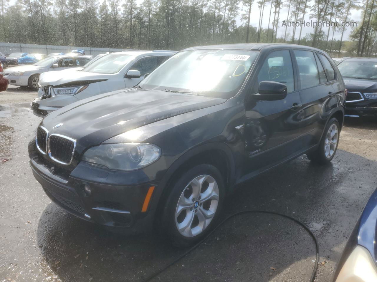 2011 Bmw X5 Xdrive50i Black vin: 5UXZV8C56BL419047