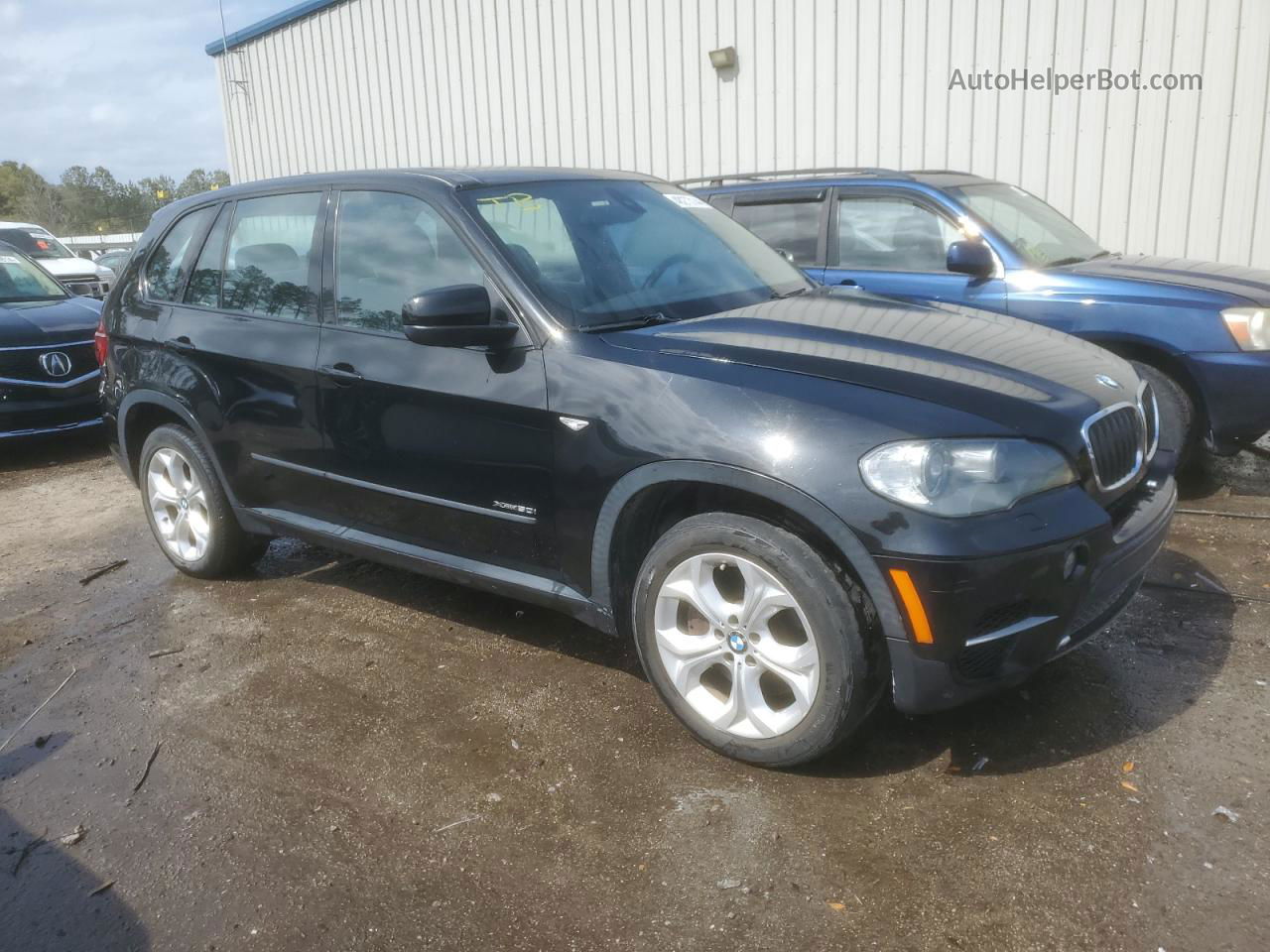 2011 Bmw X5 Xdrive50i Black vin: 5UXZV8C56BL419047