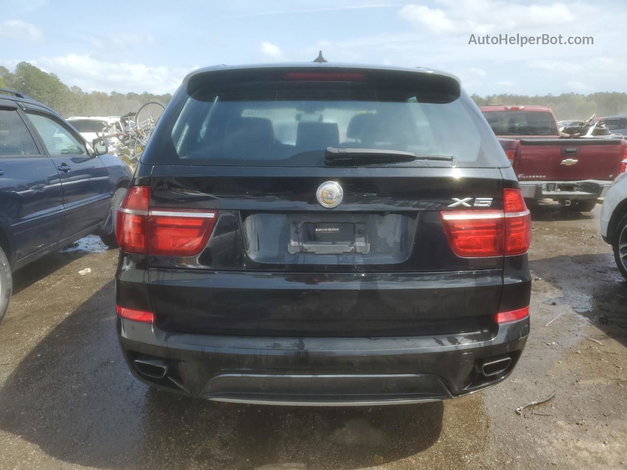 2011 Bmw X5 Xdrive50i Black vin: 5UXZV8C56BL419047