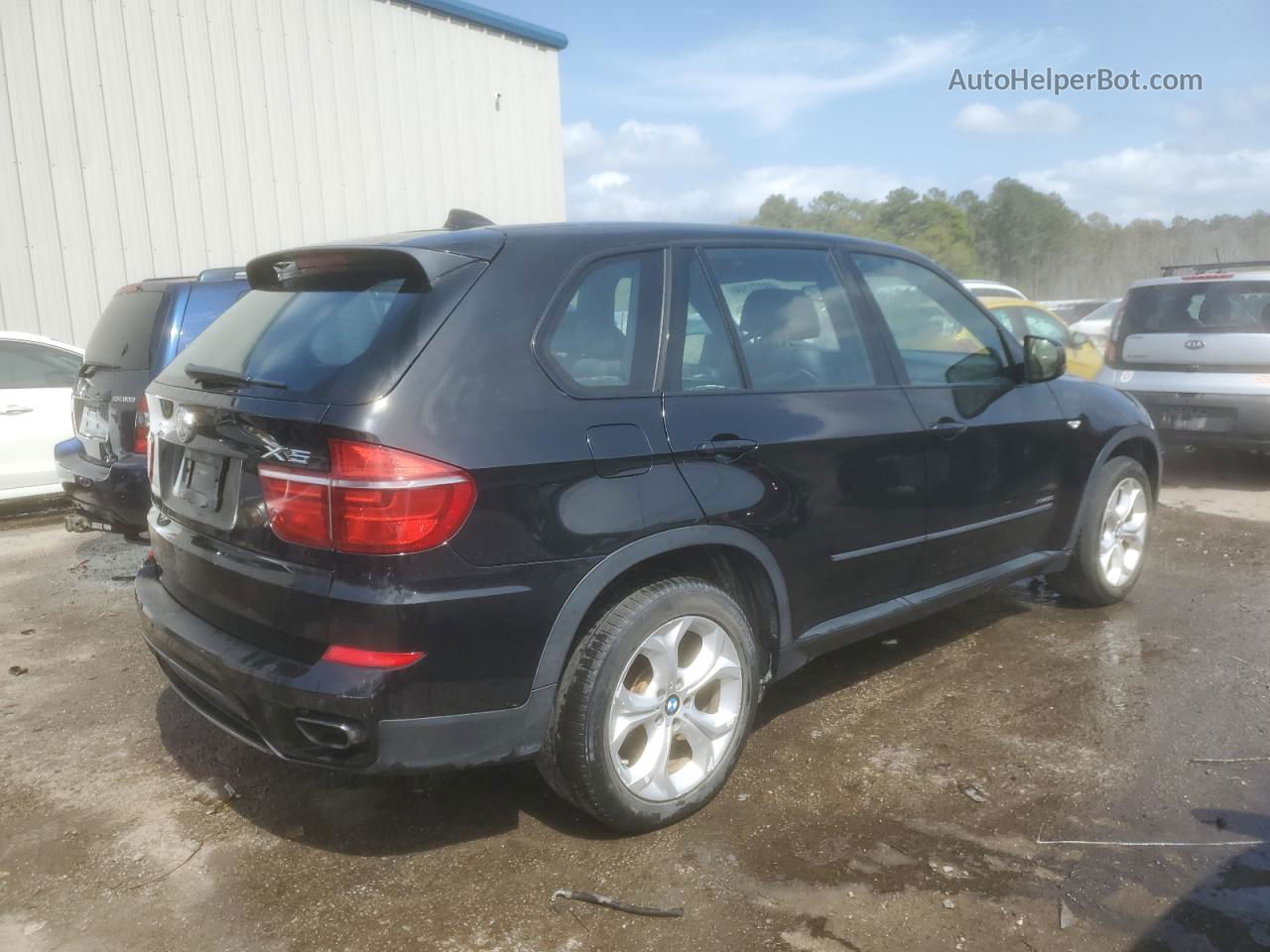 2011 Bmw X5 Xdrive50i Black vin: 5UXZV8C56BL419047