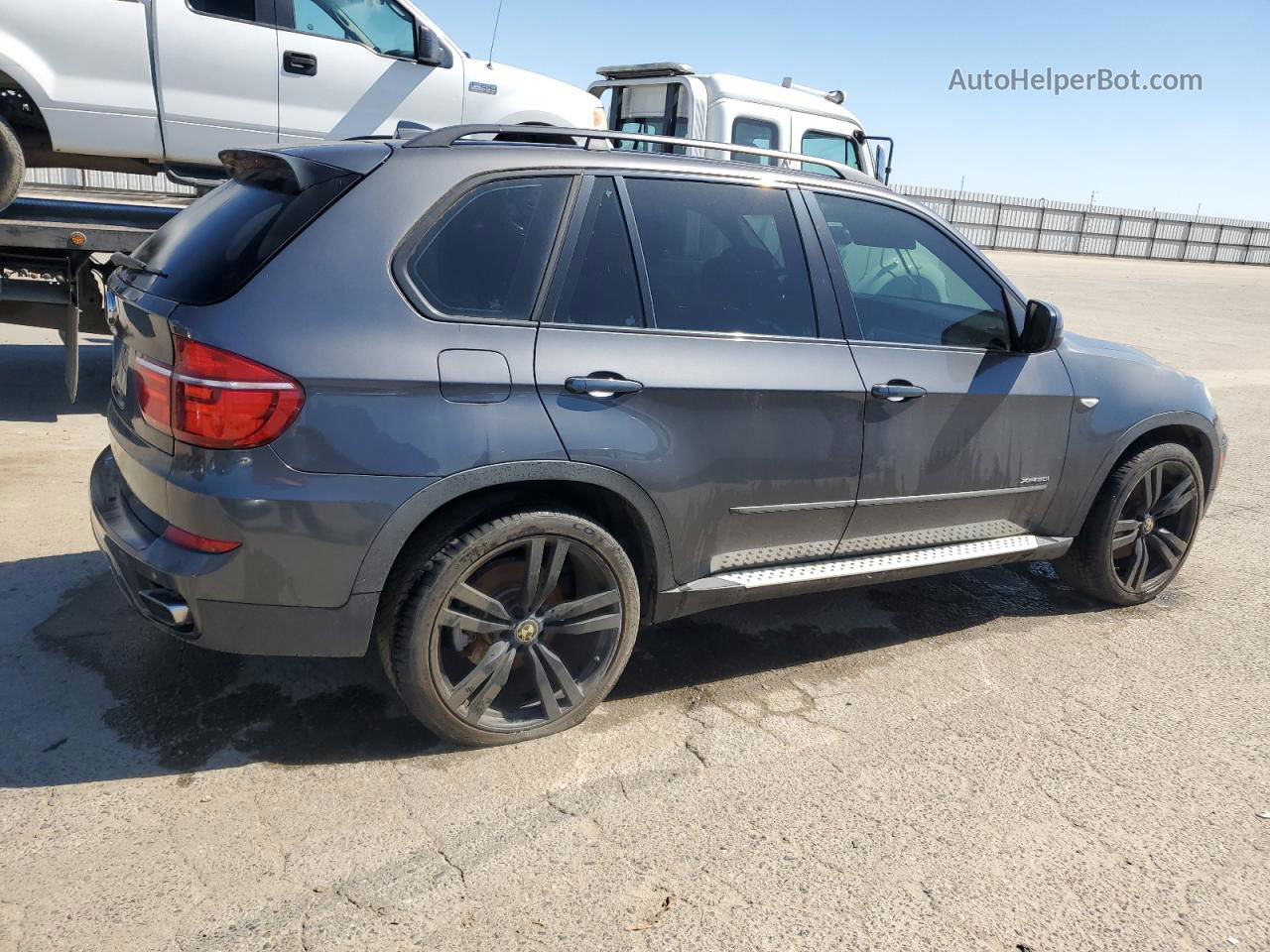 2011 Bmw X5 Xdrive50i Black vin: 5UXZV8C56BL419534