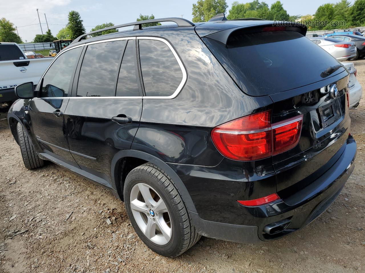 2011 Bmw X5 Xdrive50i Black vin: 5UXZV8C56BL420442