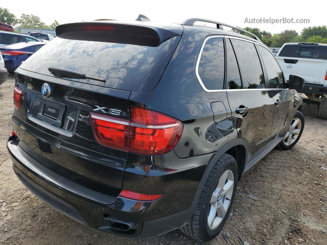 2011 Bmw X5 Xdrive50i Black vin: 5UXZV8C56BL420442