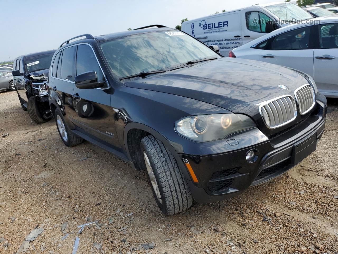 2011 Bmw X5 Xdrive50i Black vin: 5UXZV8C56BL420442