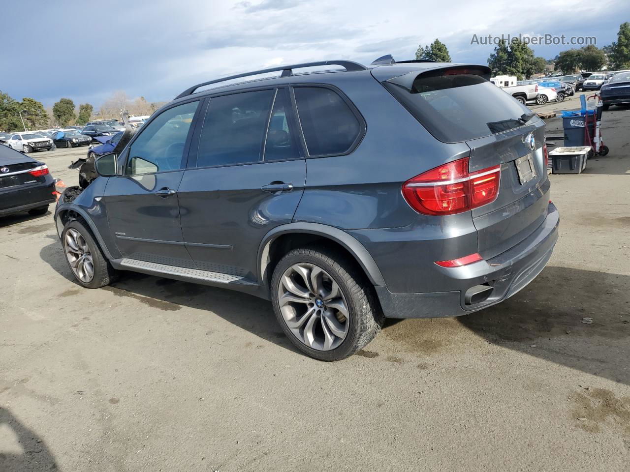 2011 Bmw X5 Xdrive50i Blue vin: 5UXZV8C57BL417193