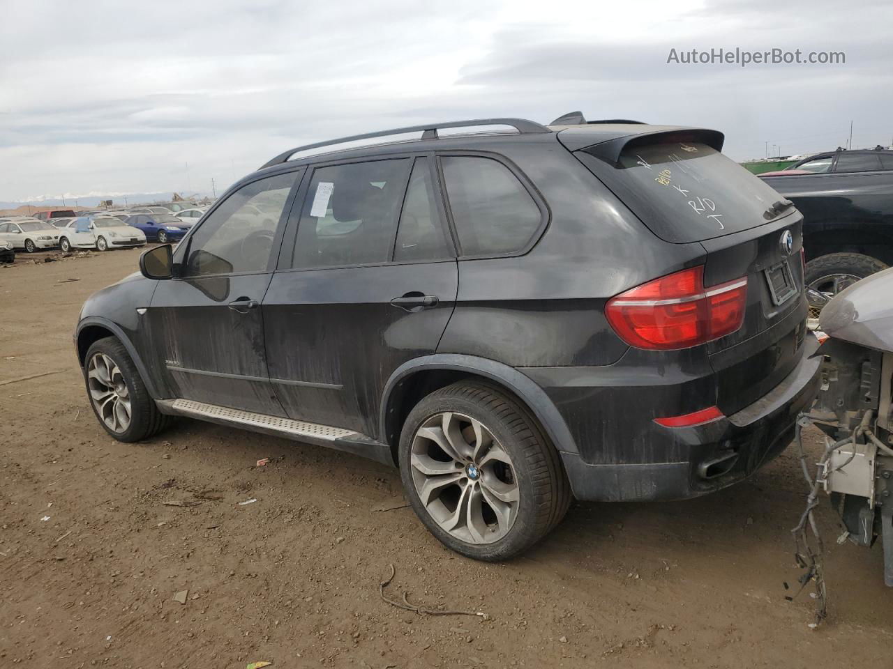 2011 Bmw X5 Xdrive50i Black vin: 5UXZV8C57BL418618