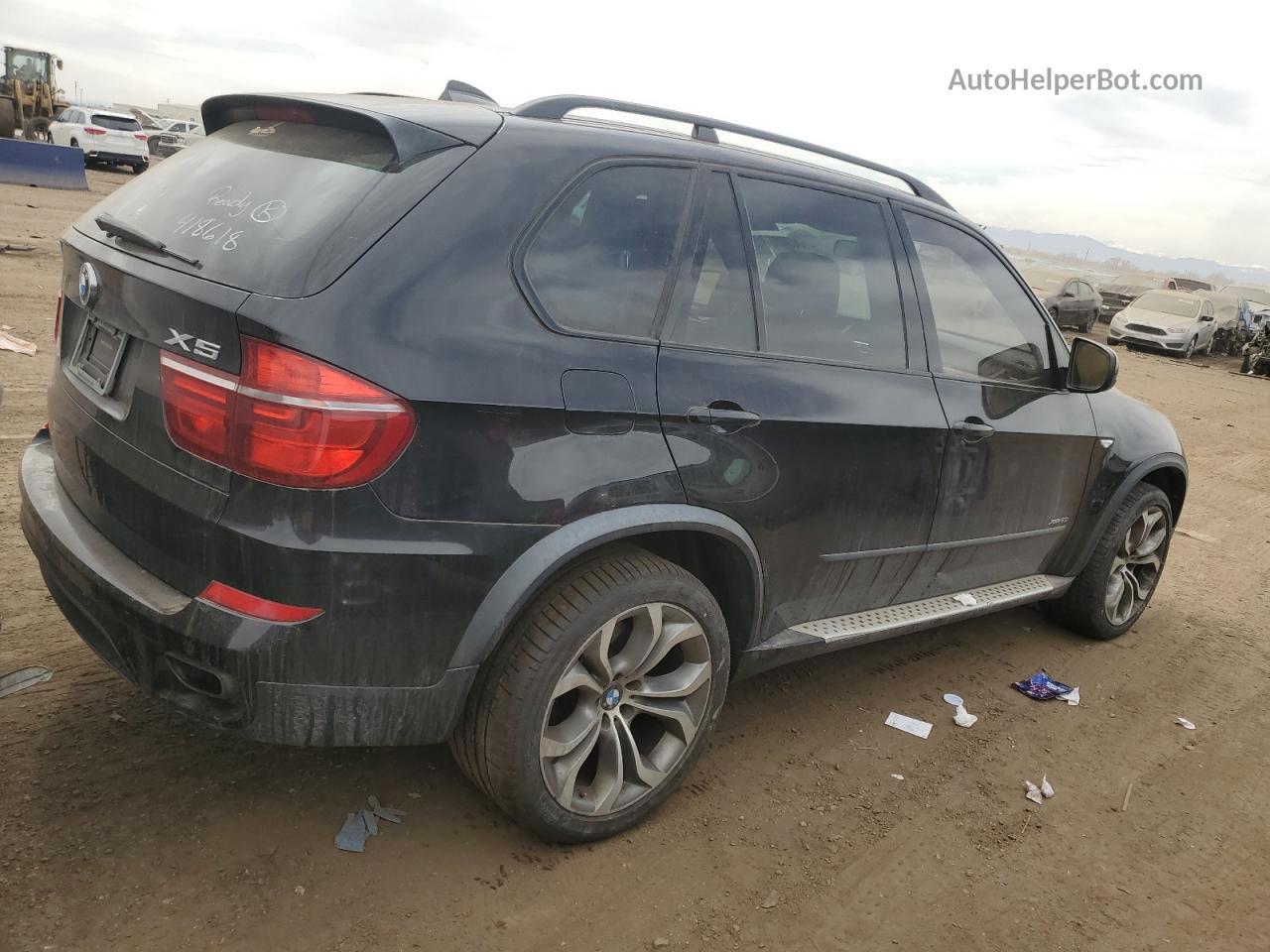 2011 Bmw X5 Xdrive50i Black vin: 5UXZV8C57BL418618