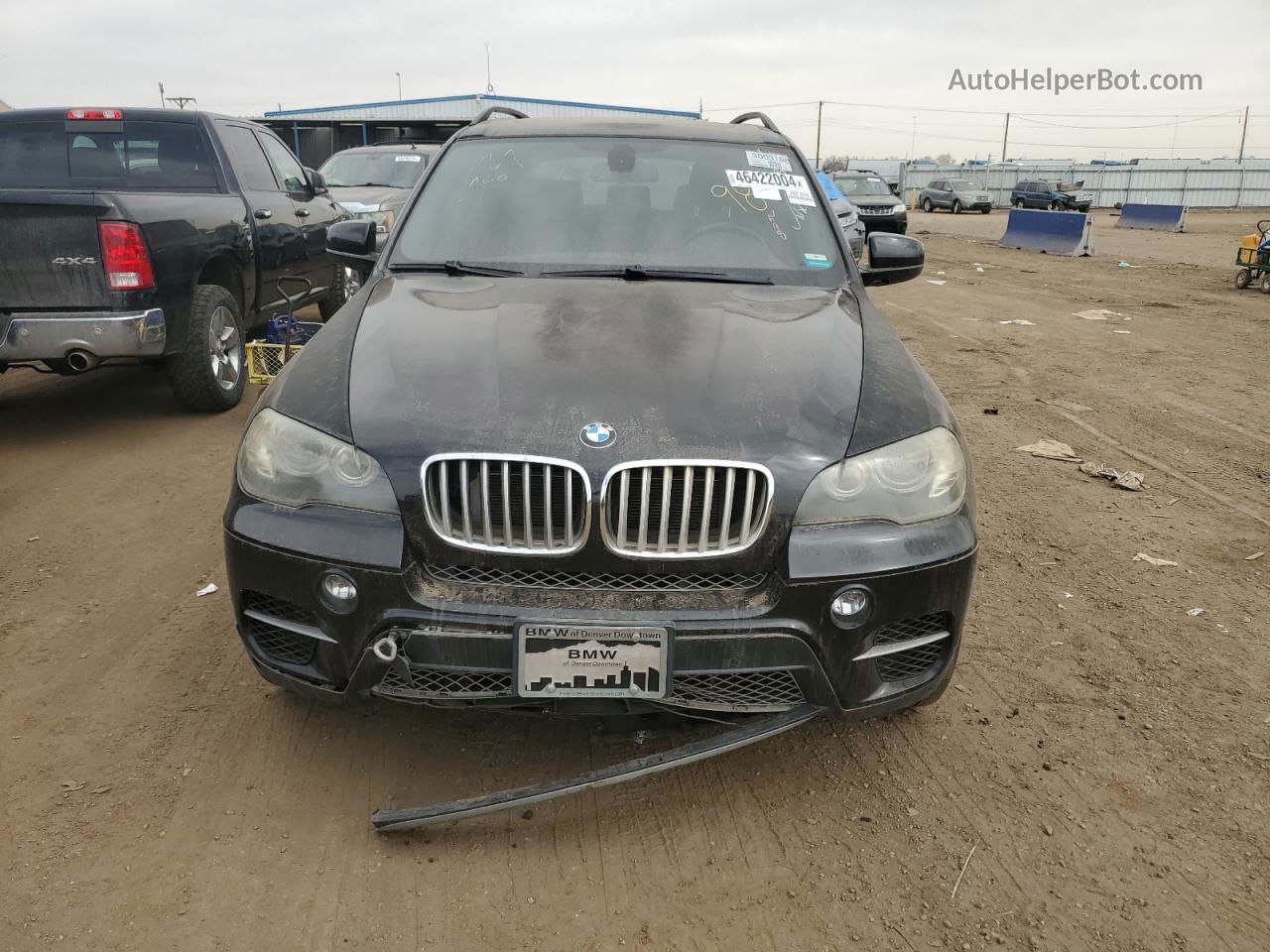 2011 Bmw X5 Xdrive50i Black vin: 5UXZV8C57BL418618