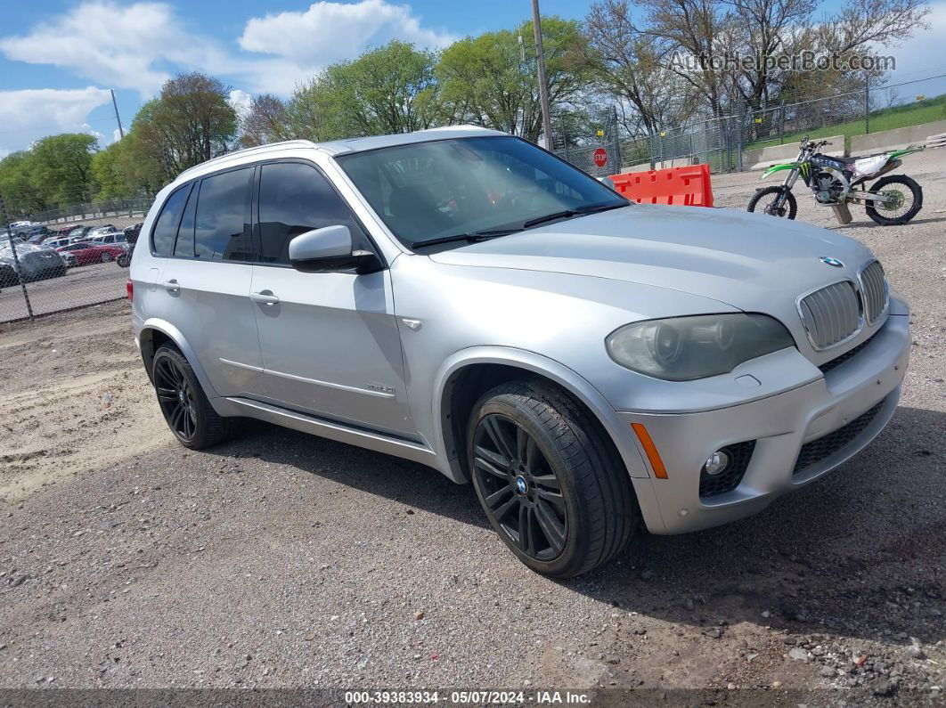 2011 Bmw X5 Xdrive50i Silver vin: 5UXZV8C57BL419106