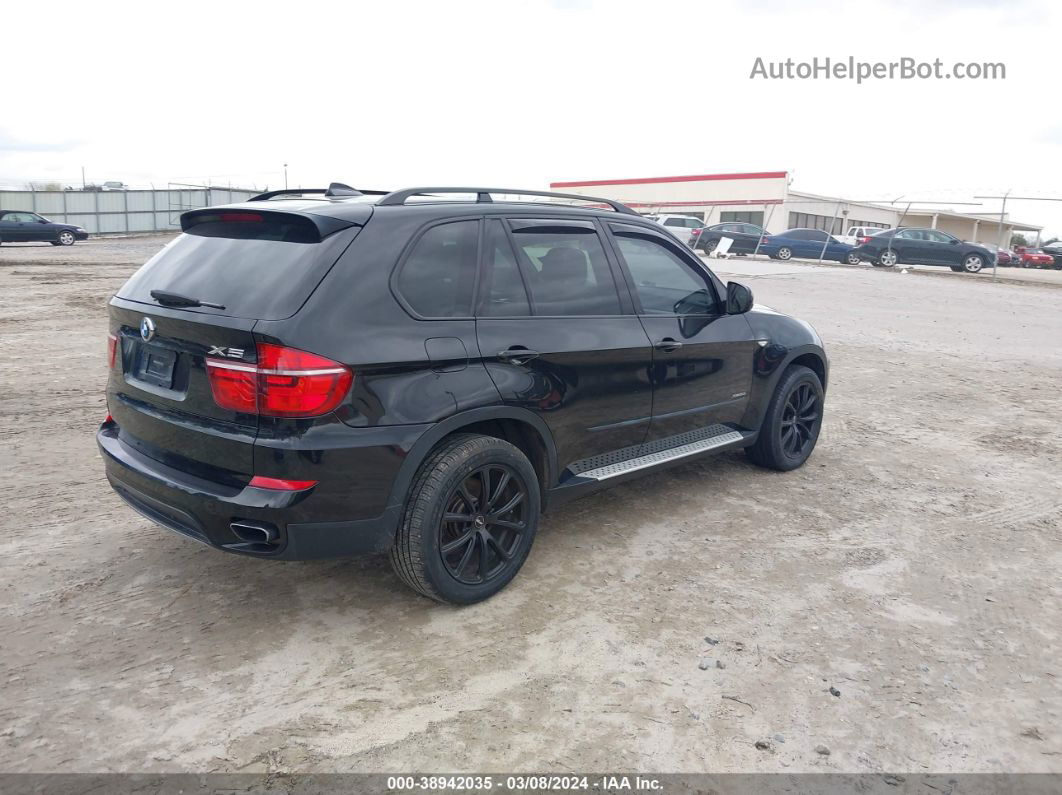 2012 Bmw X5 Xdrive50i Black vin: 5UXZV8C57CL422623