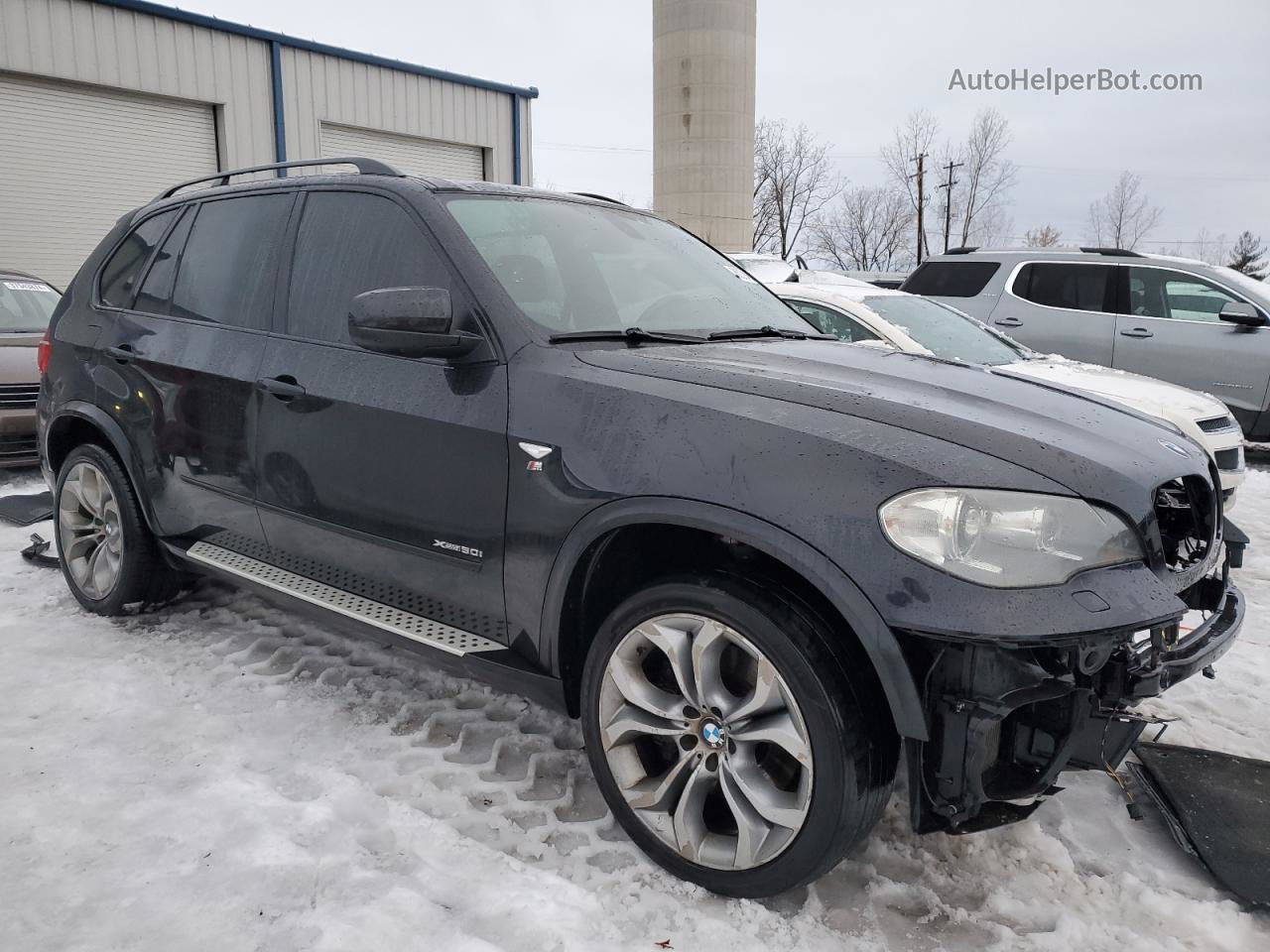 2012 Bmw X5 Xdrive50i Black vin: 5UXZV8C57CL423108