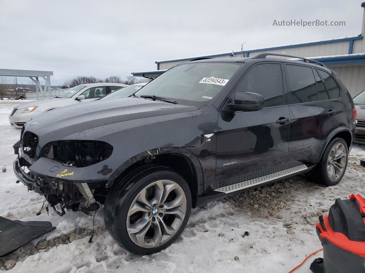 2012 Bmw X5 Xdrive50i Черный vin: 5UXZV8C57CL423108