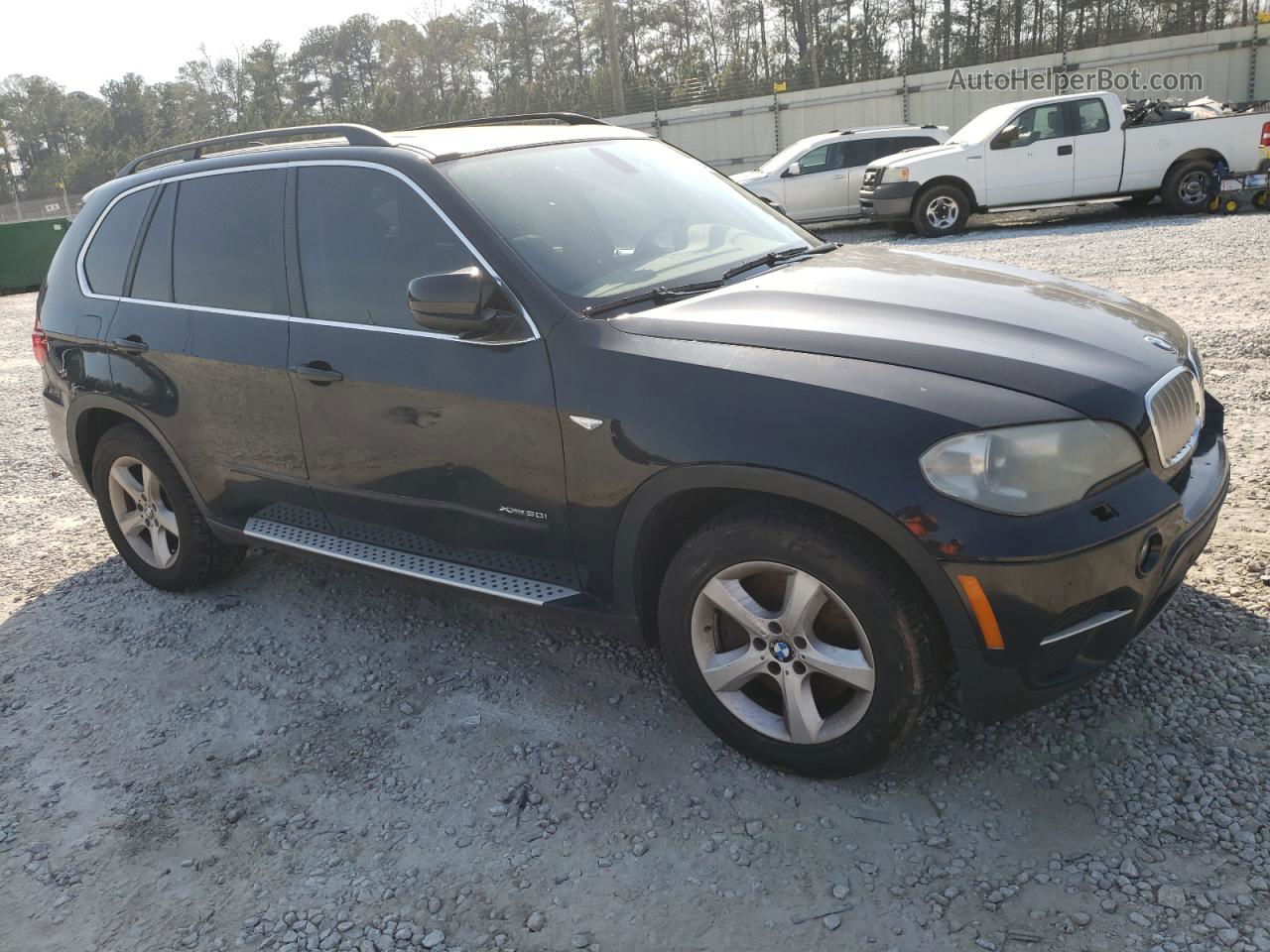 2012 Bmw X5 Xdrive50i Black vin: 5UXZV8C57CL423190