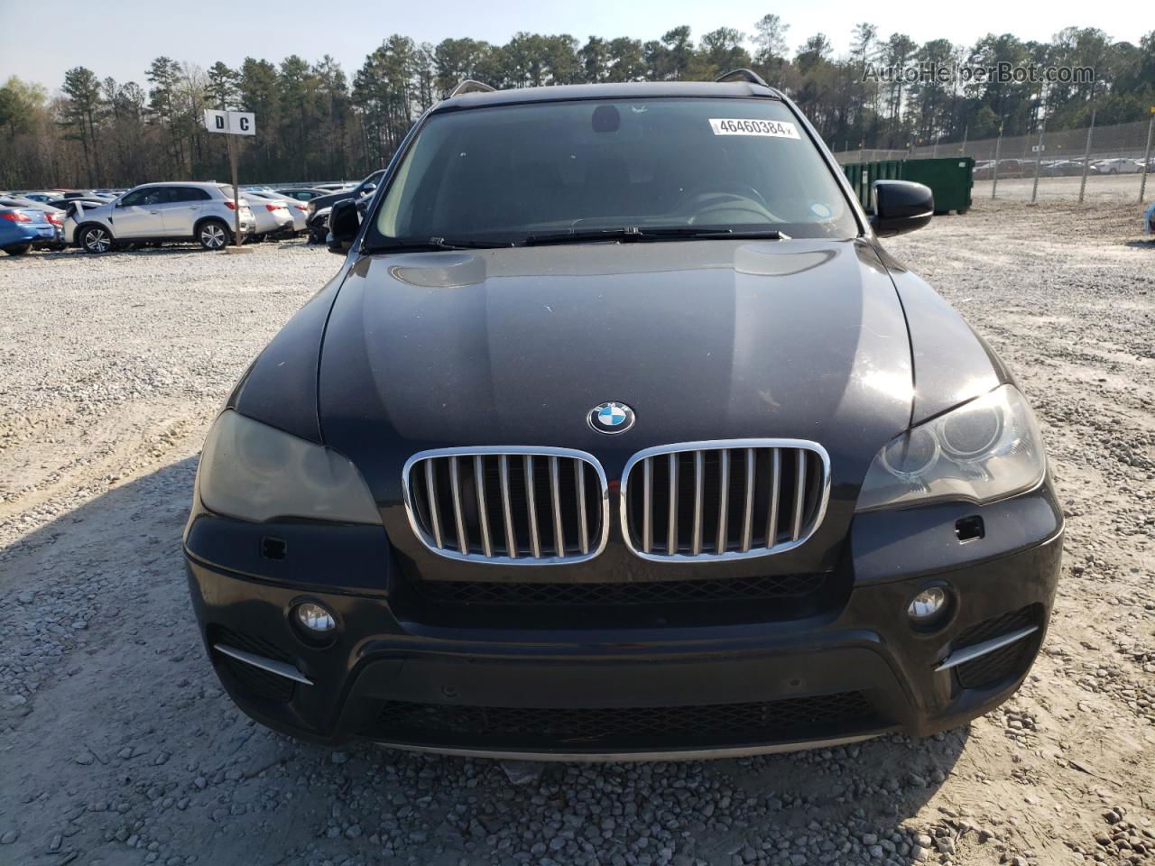 2012 Bmw X5 Xdrive50i Black vin: 5UXZV8C57CL423190