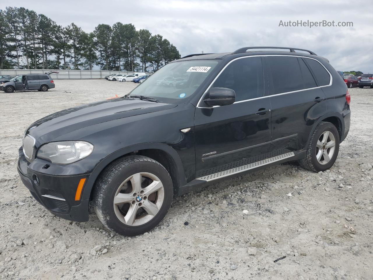 2012 Bmw X5 Xdrive50i Black vin: 5UXZV8C57CL423190