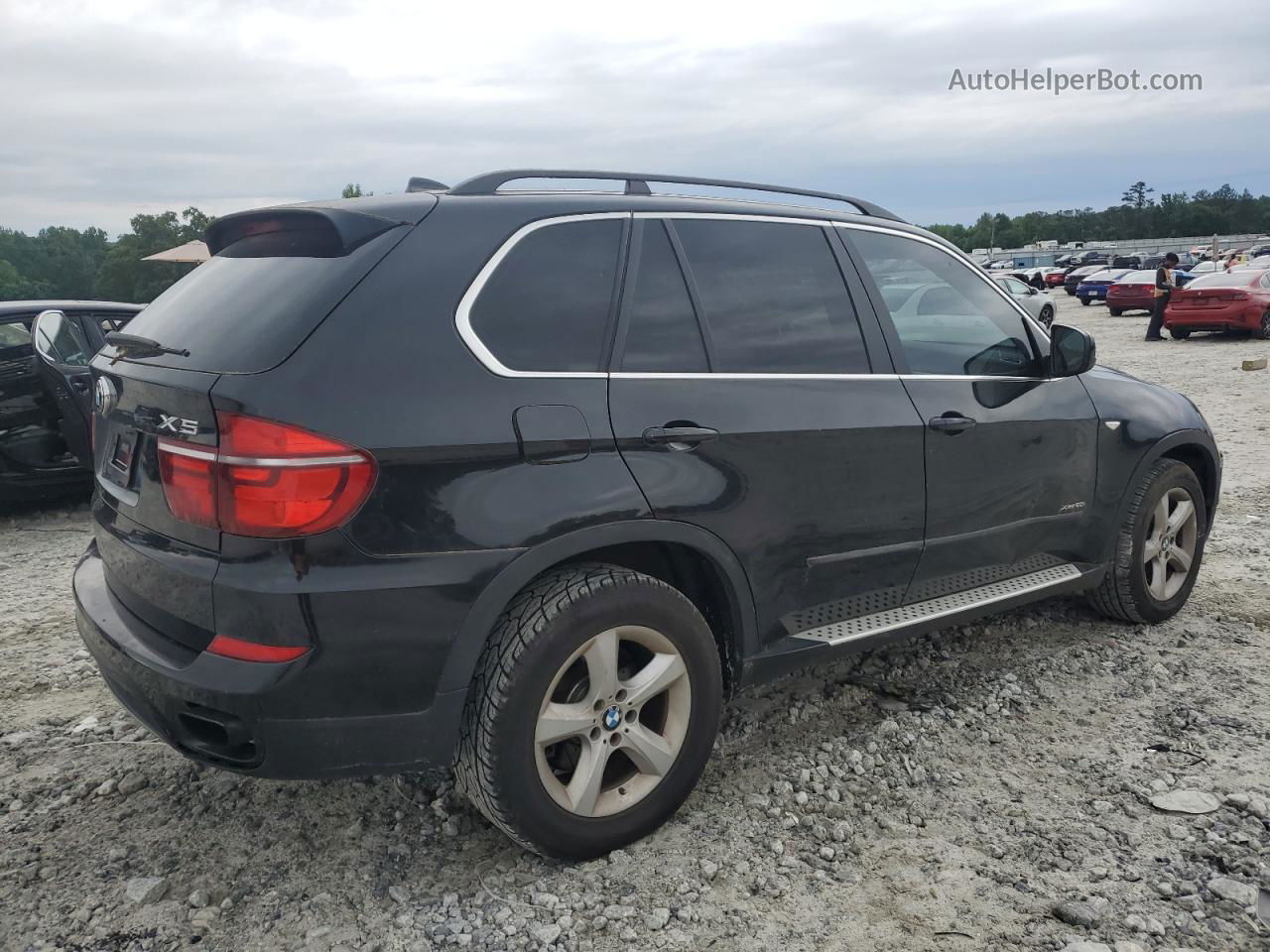 2012 Bmw X5 Xdrive50i Black vin: 5UXZV8C57CL423190