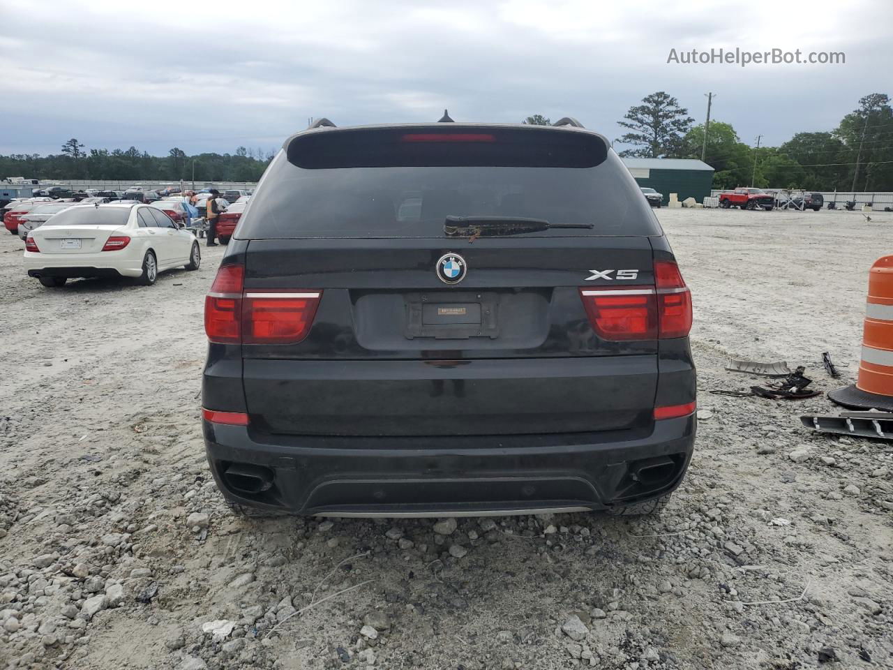 2012 Bmw X5 Xdrive50i Black vin: 5UXZV8C57CL423190