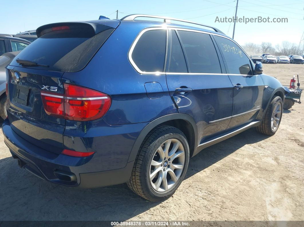 2011 Bmw X5 Xdrive50i Dark Blue vin: 5UXZV8C58BL418532