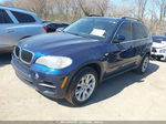 2011 Bmw X5 Xdrive50i Dark Blue vin: 5UXZV8C58BL418532