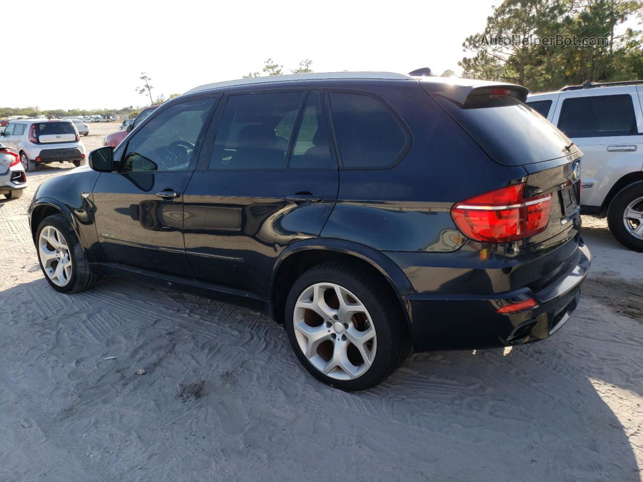 2011 Bmw X5 Xdrive50i Black vin: 5UXZV8C58BL420149