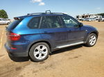 2012 Bmw X5 Xdrive50i Blue vin: 5UXZV8C58CL422372