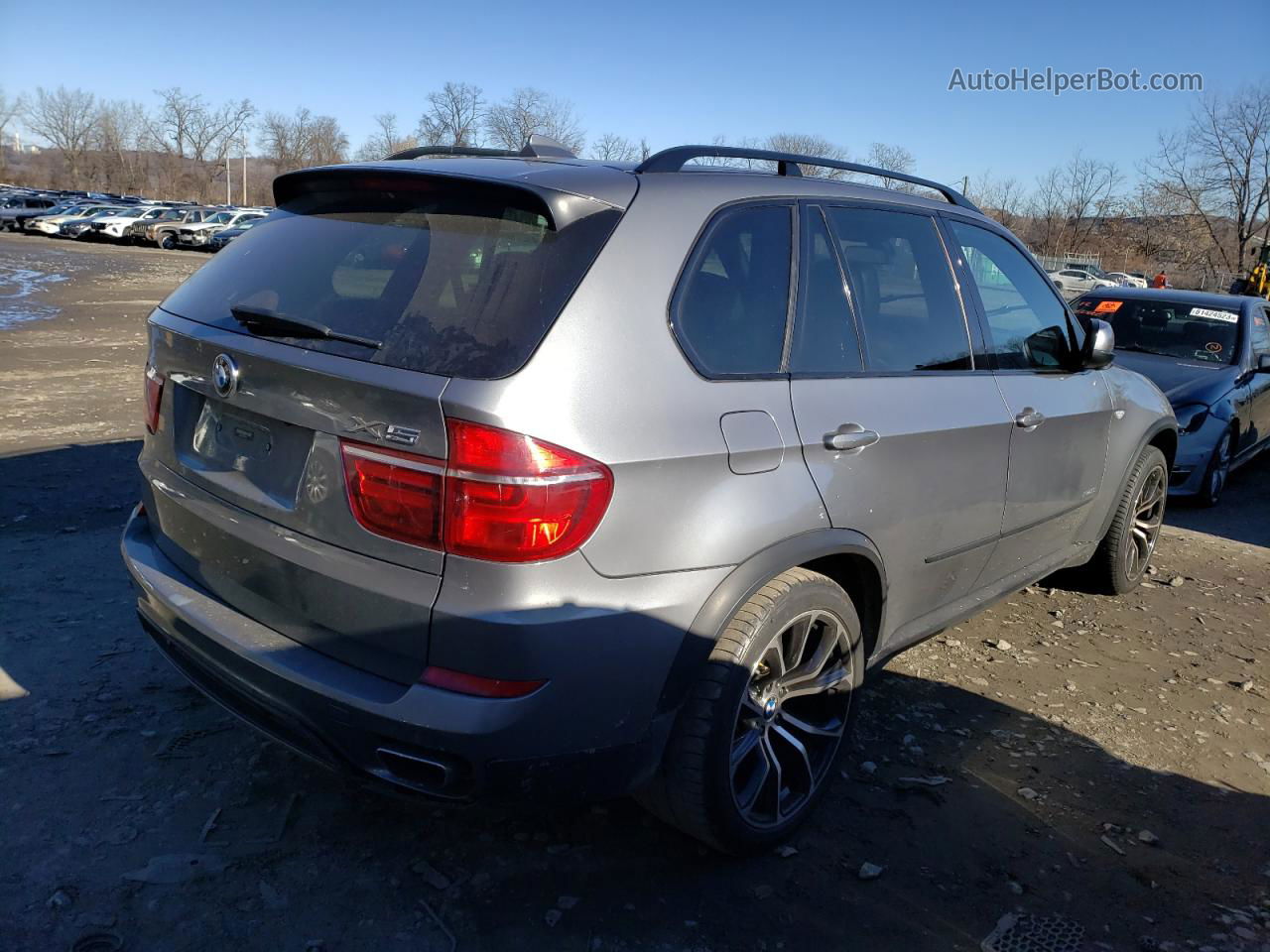 2012 Bmw X5 Xdrive50i Silver vin: 5UXZV8C58CL424154