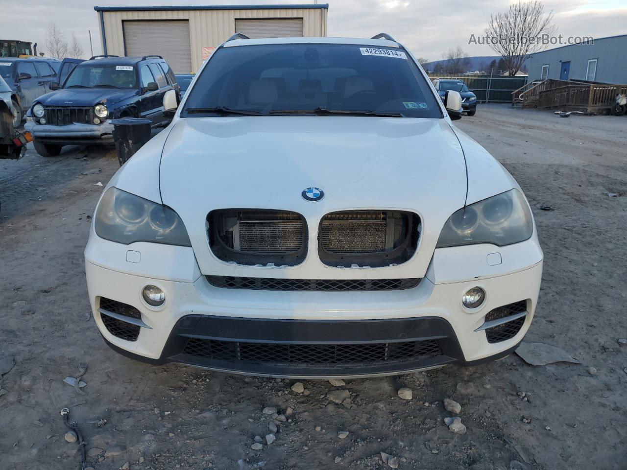 2012 Bmw X5 Xdrive50i White vin: 5UXZV8C59CL423854