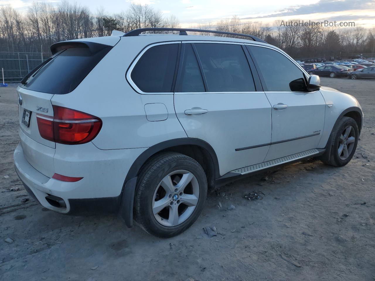 2012 Bmw X5 Xdrive50i White vin: 5UXZV8C59CL423854