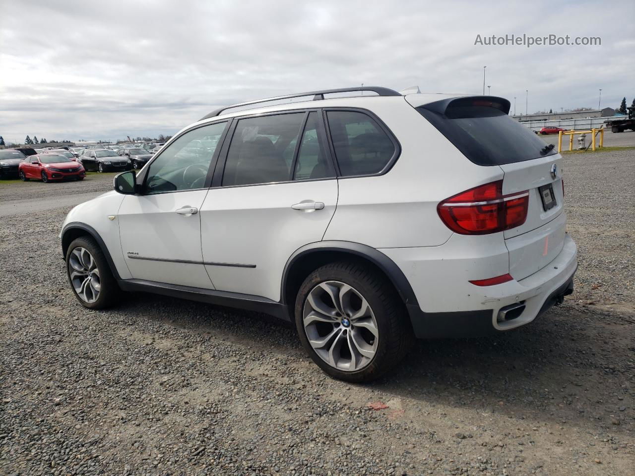 2012 Bmw X5 Xdrive50i White vin: 5UXZV8C59CL425264