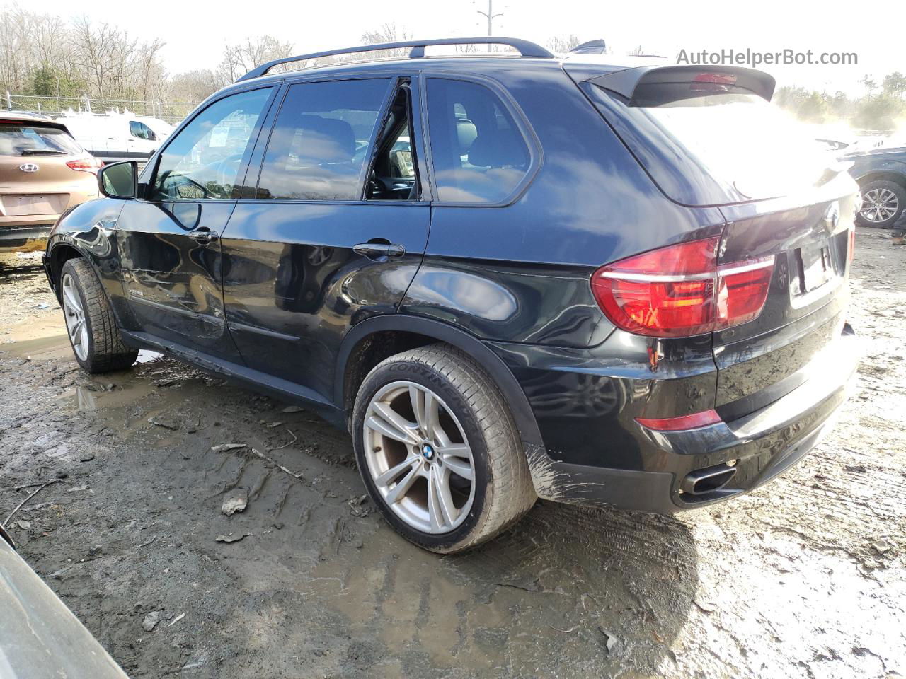 2011 Bmw X5 Xdrive50i Black vin: 5UXZV8C5XBL418662