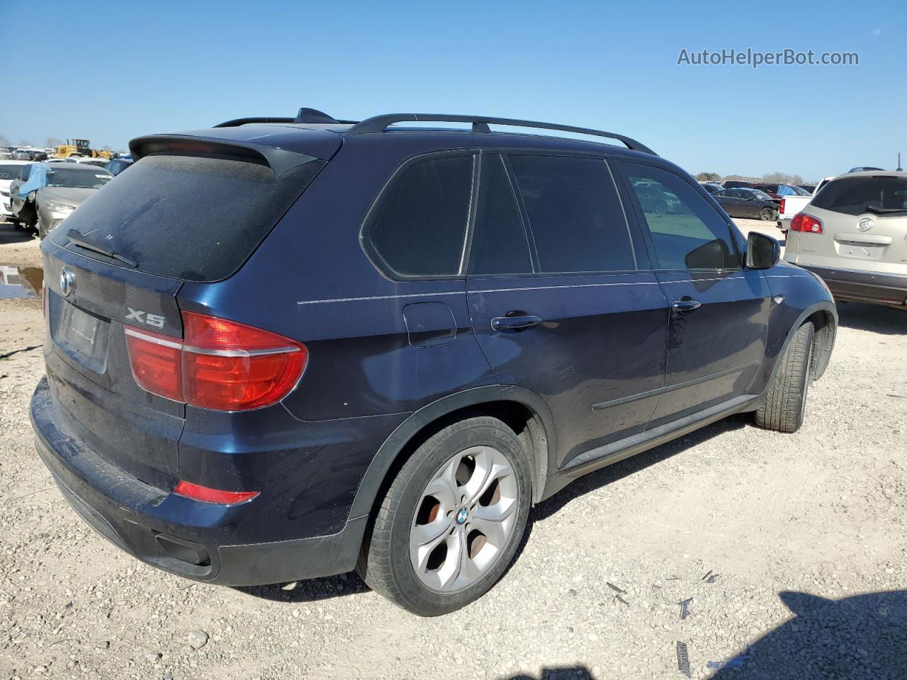 2012 Bmw X5 Xdrive50i Blue vin: 5UXZV8C5XCL423037