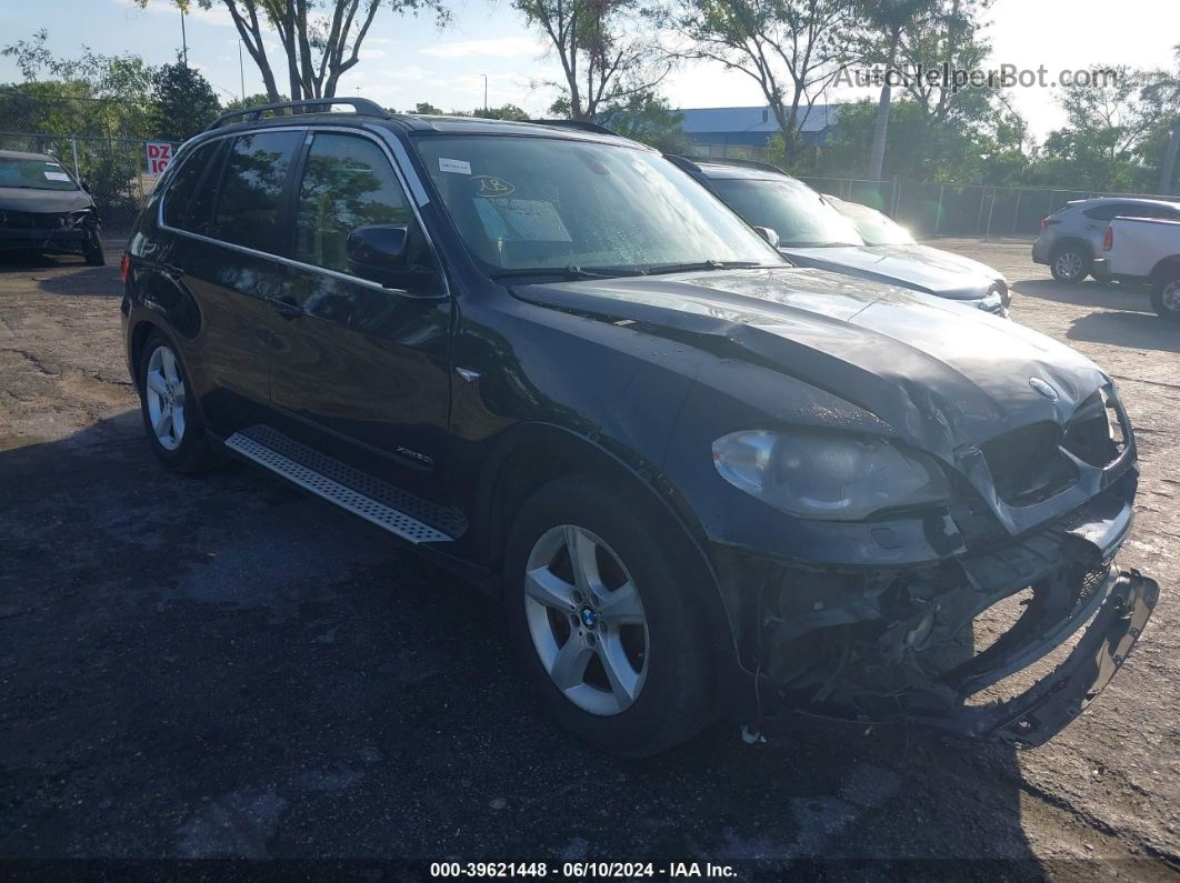 2012 Bmw X5 Xdrive50i Black vin: 5UXZV8C5XCL424429