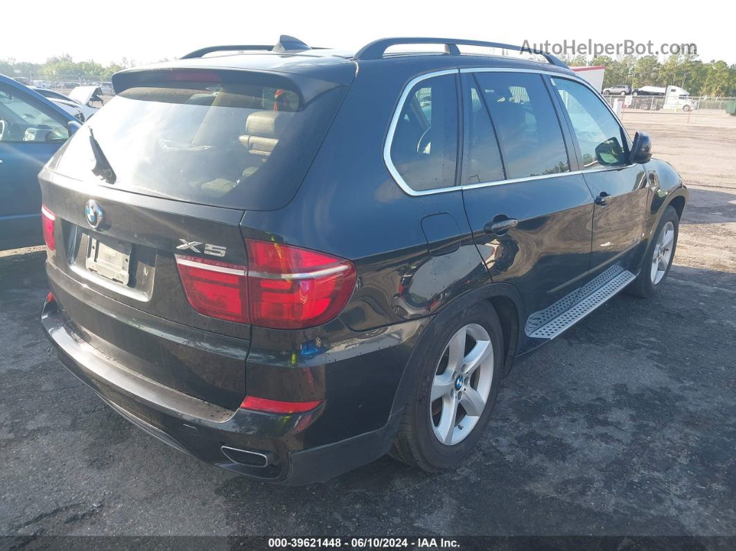 2012 Bmw X5 Xdrive50i Black vin: 5UXZV8C5XCL424429