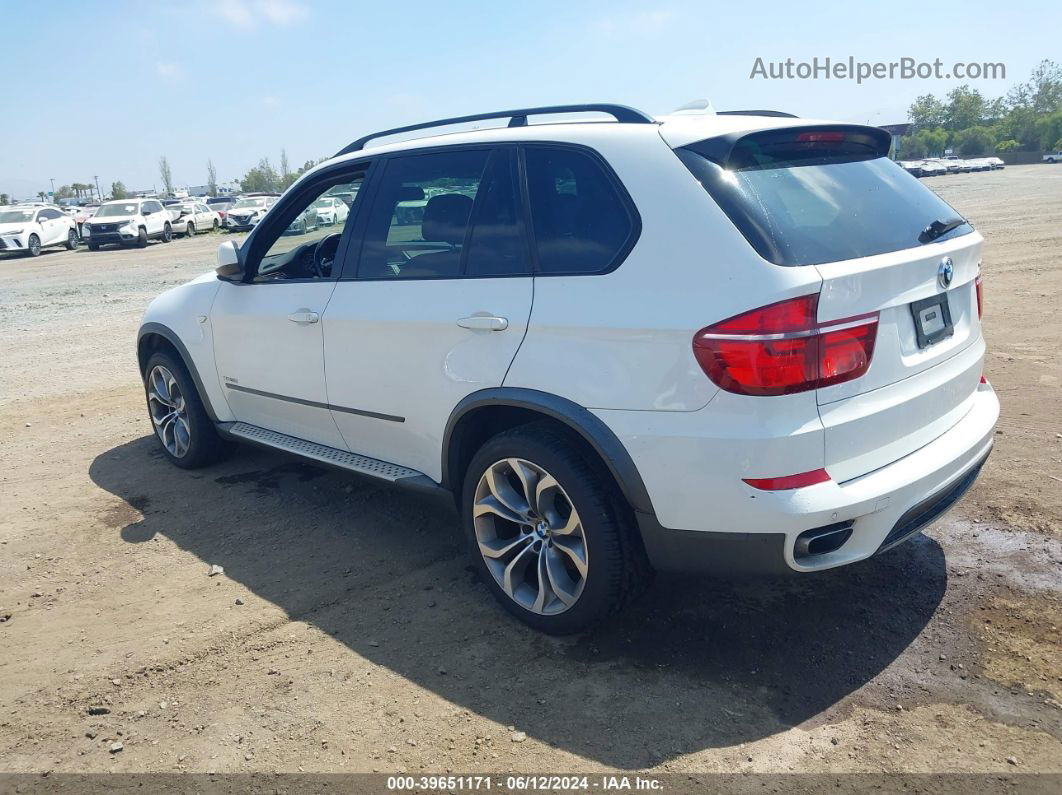 2012 Bmw X5 Xdrive50i White vin: 5UXZV8C5XCL425550