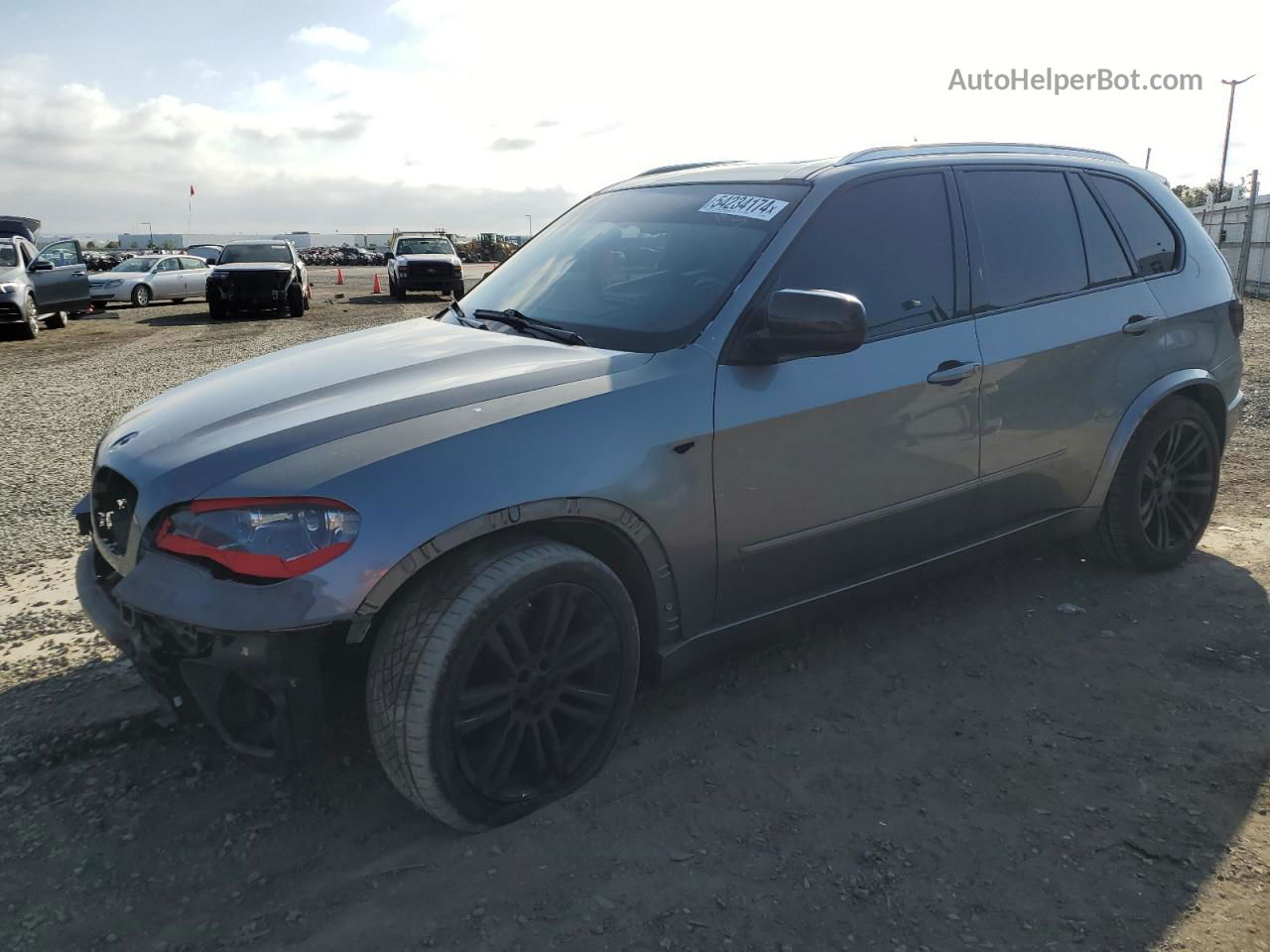 2012 Bmw X5 Xdrive50i Gray vin: 5UXZV8C5XCL426066