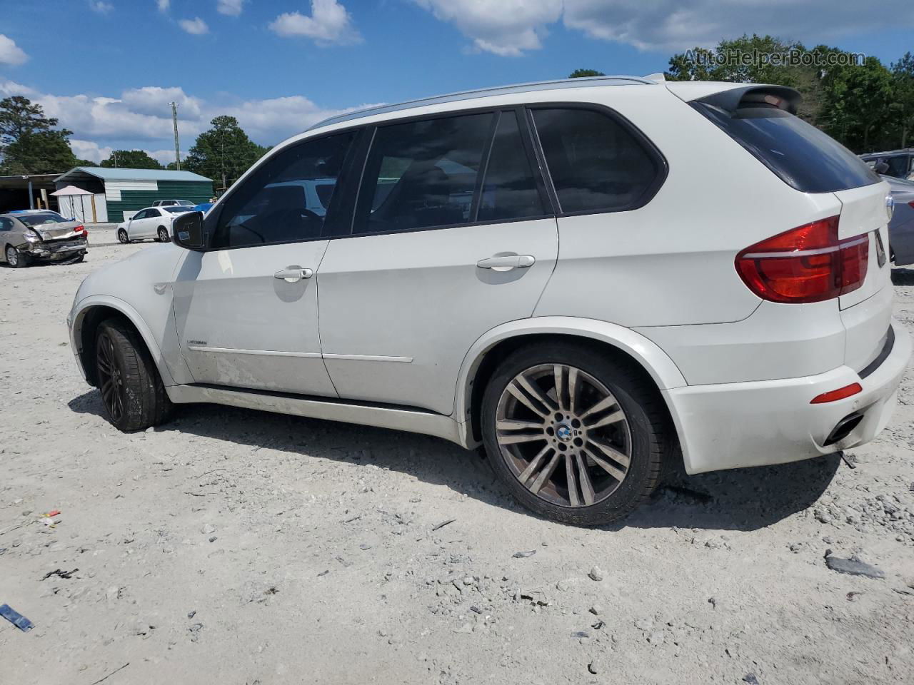 2012 Bmw X5 Xdrive50i White vin: 5UXZV8C5XCL426357