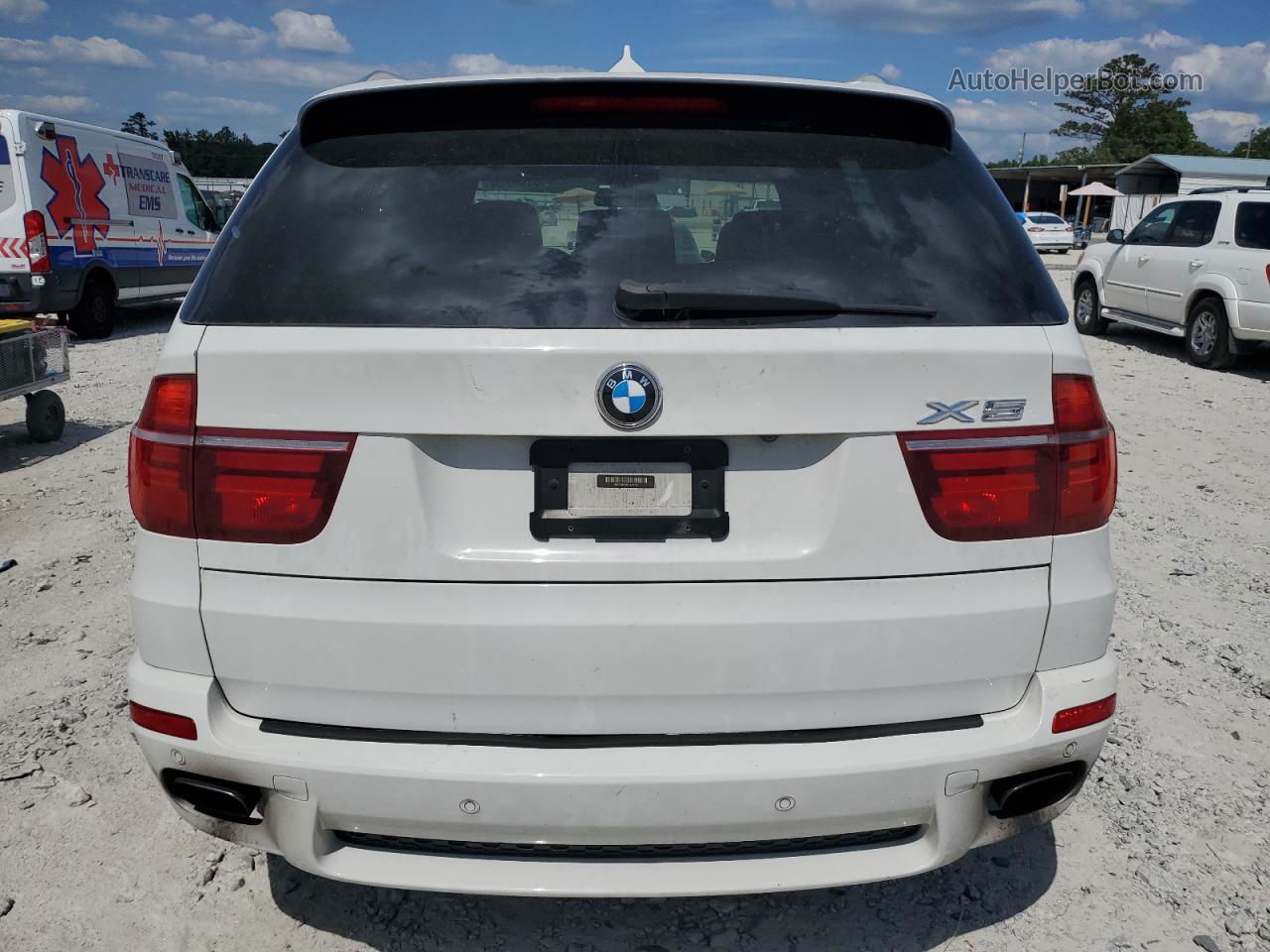 2012 Bmw X5 Xdrive50i White vin: 5UXZV8C5XCL426357