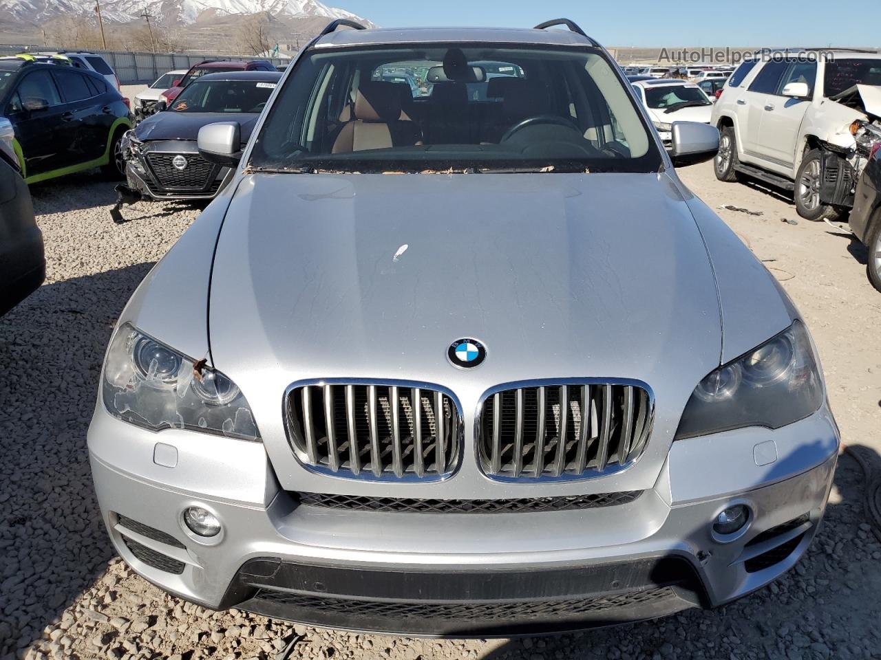 2011 Bmw X5 Xdrive35d Silver vin: 5UXZW0C50BL656051