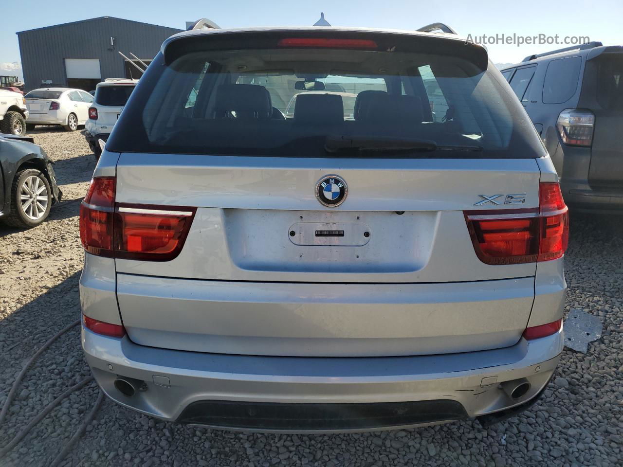 2011 Bmw X5 Xdrive35d Silver vin: 5UXZW0C50BL656051