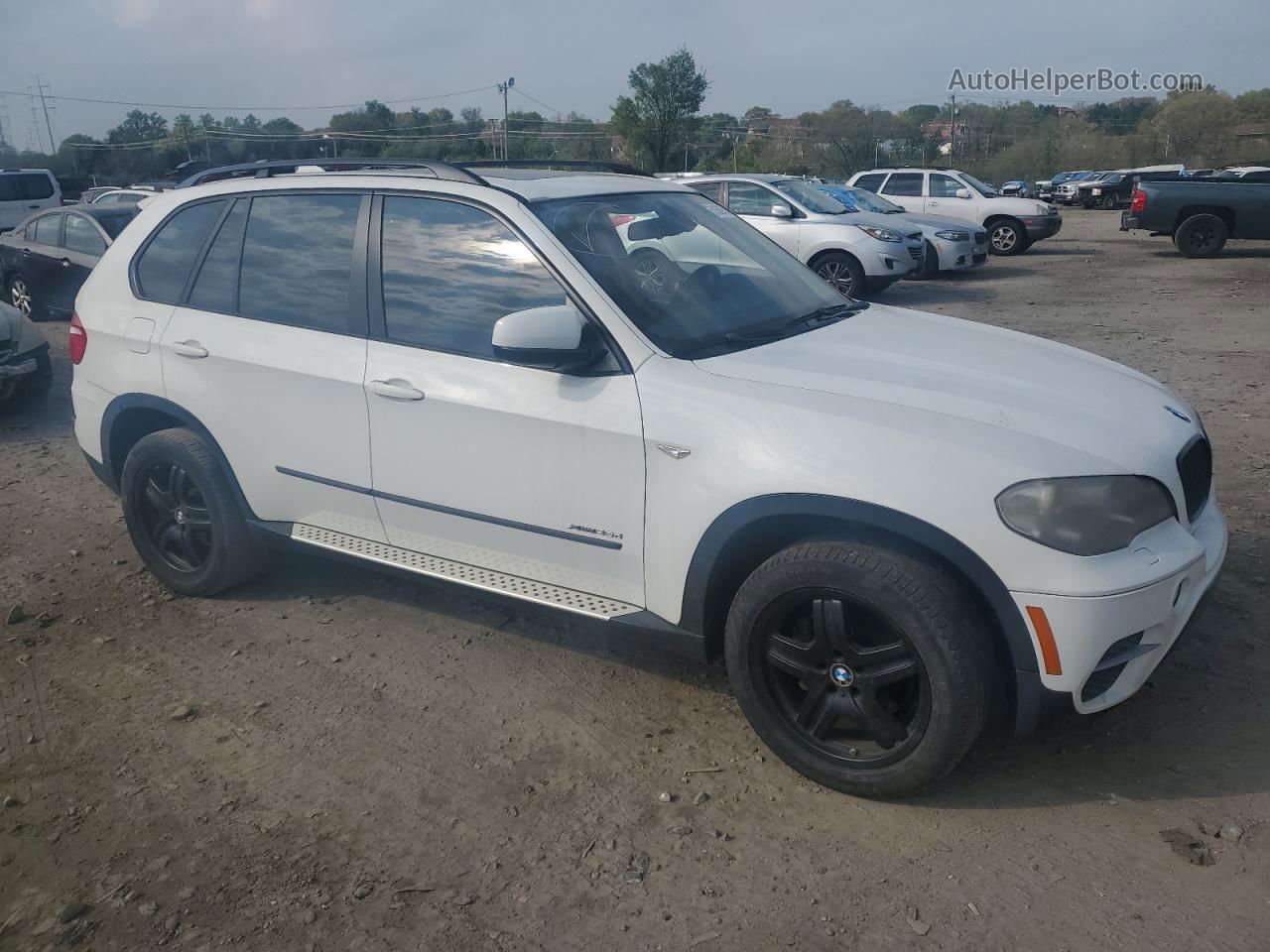 2011 Bmw X5 Xdrive35d White vin: 5UXZW0C50BL659919