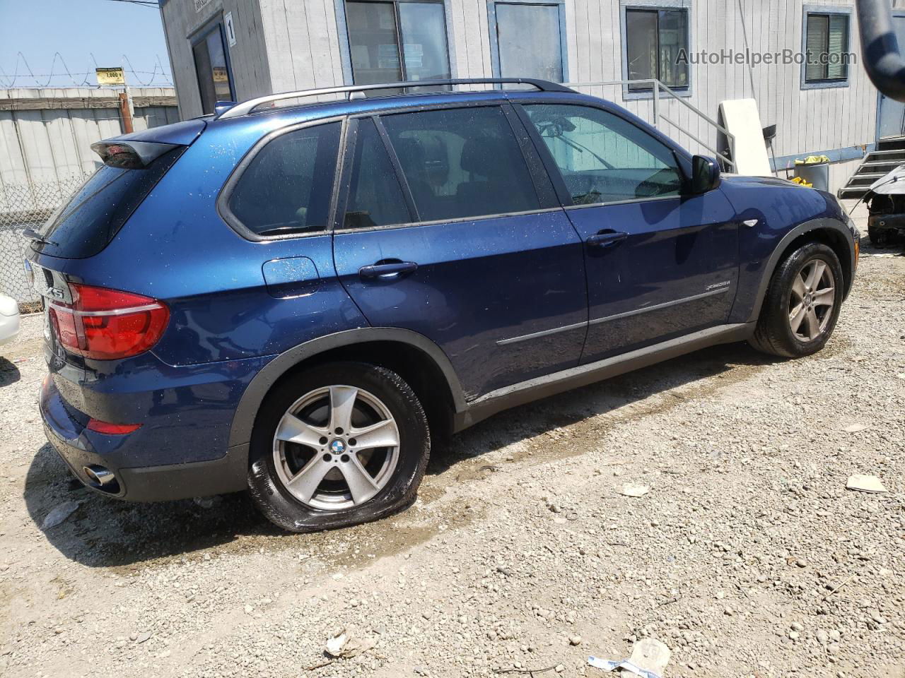 2012 Bmw X5 Xdrive35d Синий vin: 5UXZW0C50CL665916