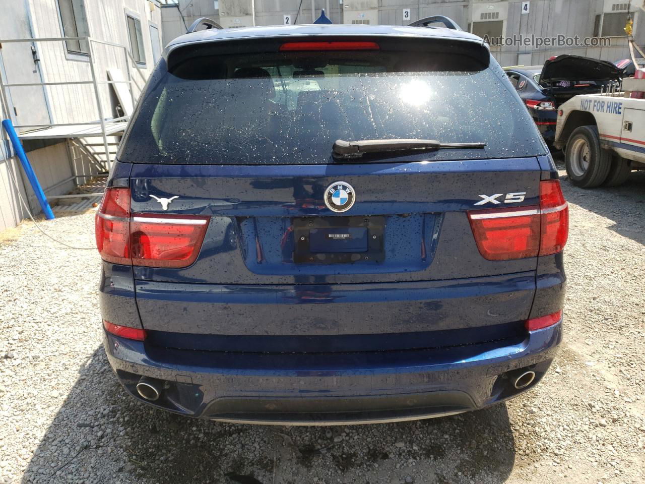 2012 Bmw X5 Xdrive35d Blue vin: 5UXZW0C50CL665916