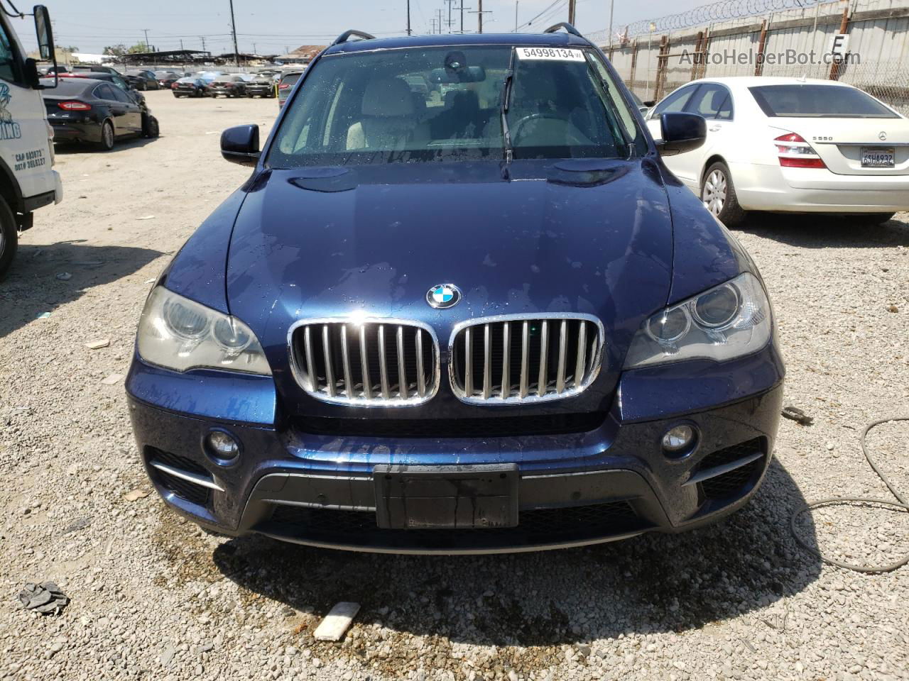 2012 Bmw X5 Xdrive35d Blue vin: 5UXZW0C50CL665916