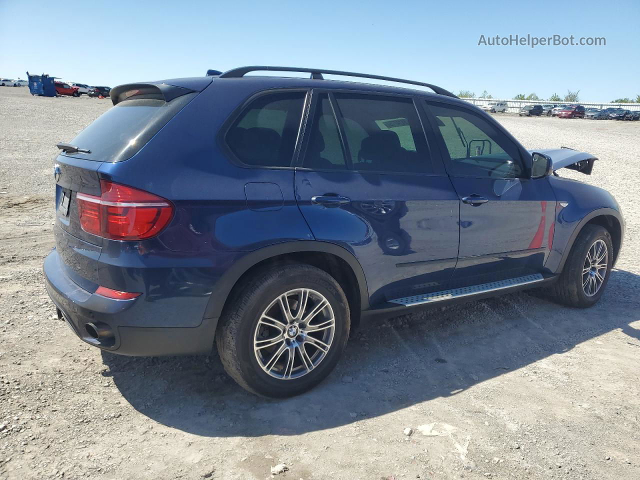 2012 Bmw X5 Xdrive35d Blue vin: 5UXZW0C50CL669657