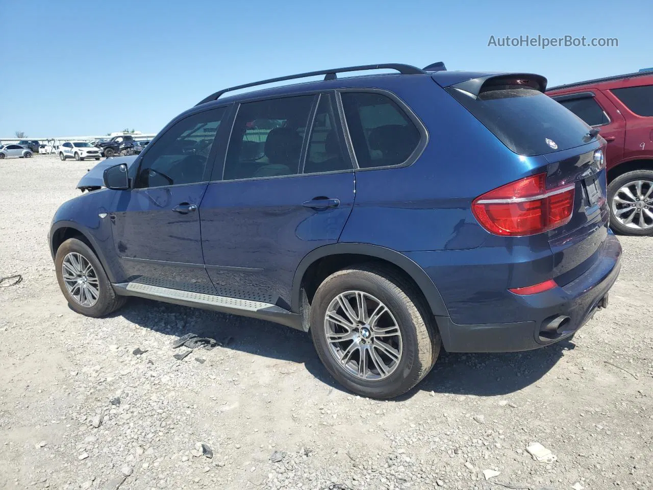 2012 Bmw X5 Xdrive35d Blue vin: 5UXZW0C50CL669657