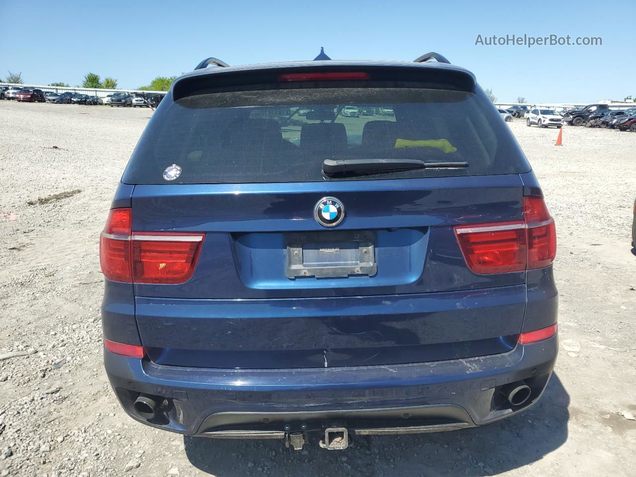 2012 Bmw X5 Xdrive35d Blue vin: 5UXZW0C50CL669657