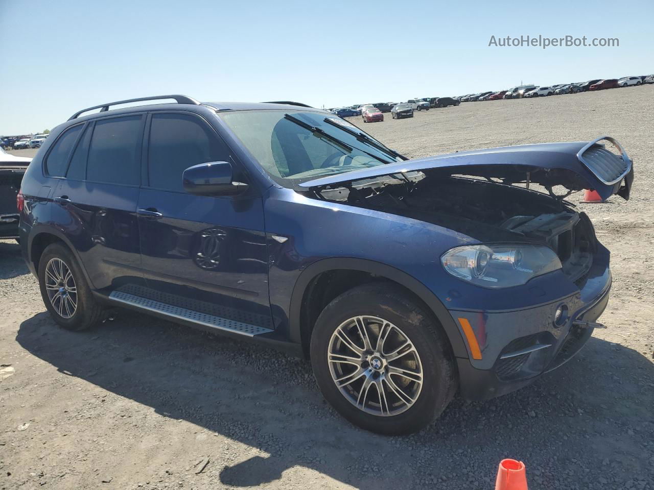 2012 Bmw X5 Xdrive35d Blue vin: 5UXZW0C50CL669657